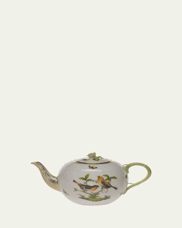 Rothschild Bird Teapot with Rose